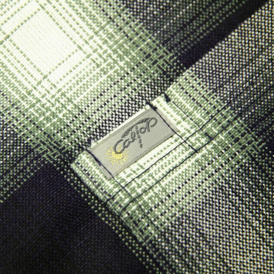 キャルトップ 長袖シャツ メンズ 正規品 CALTOP ACRYLIC OMBRE CHECK LONG SLEEVE SHIRTS 長袖 チェックシャツ ネルシャツ 2000LS NAVY / IVORY |  | 06
