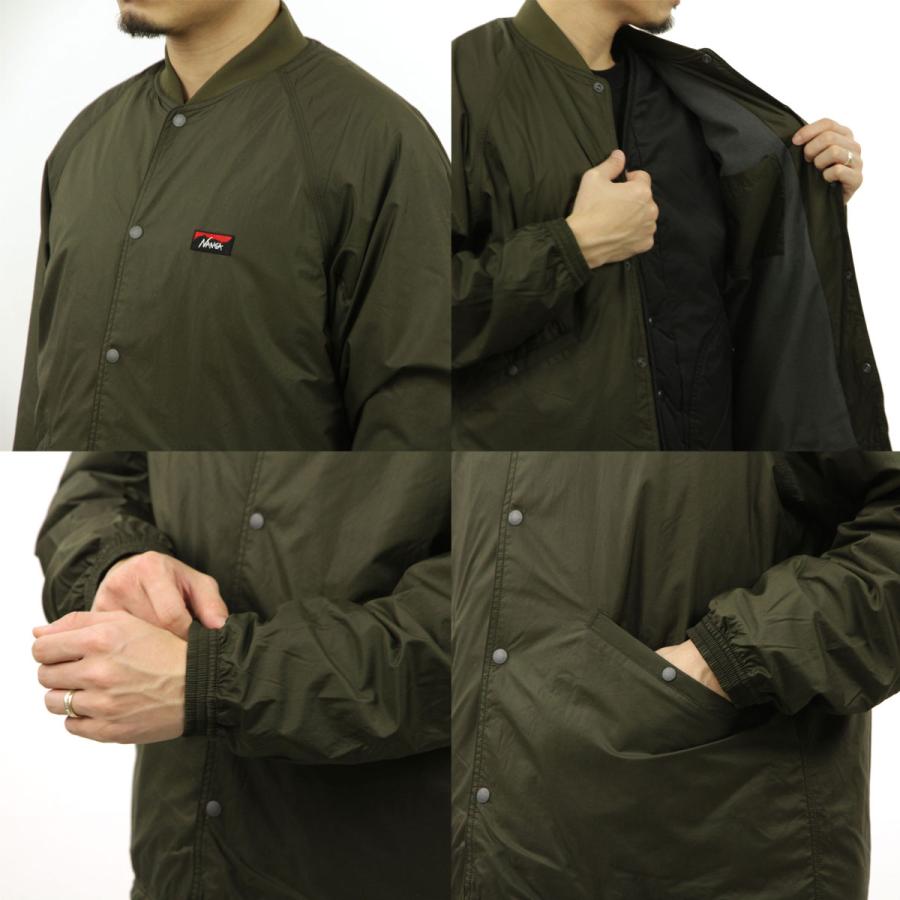 ナンガ コーチジャケット メンズ 正規販売店 NANGA アウター ジャケット RIB COLLAR COACH JACKET NW2441-1E40 バレンタイン プレゼント ラッピング | NANGA | 06