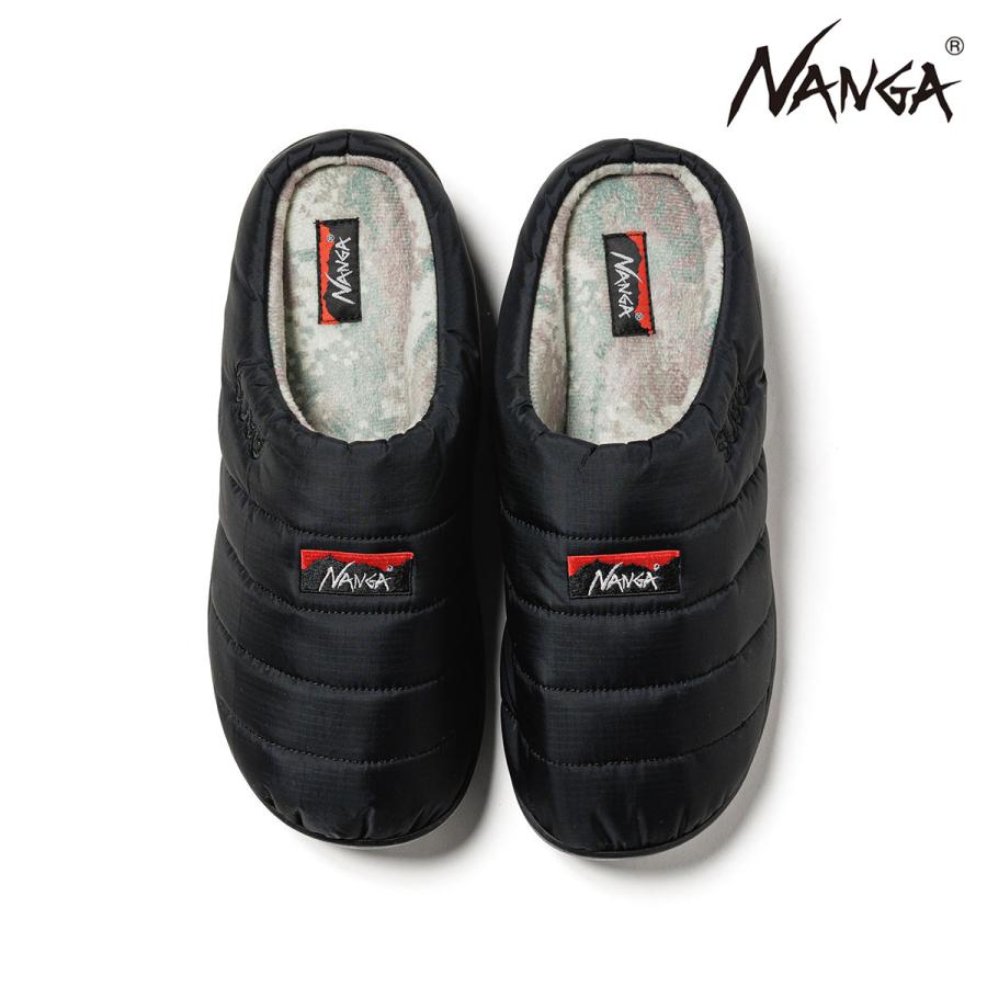 ナンガ サンダル メンズ レディース 正規販売店 NANGA オーロラ スリッパ 冬用サンダル NANGA x SUBU AURORA WINTER SANDALS NA2443-3E105 BLACK | NANGA