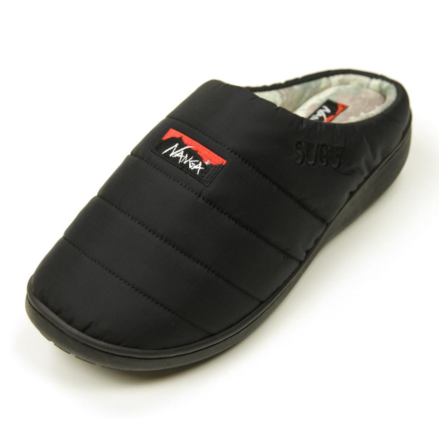ナンガ サンダル メンズ レディース 正規販売店 NANGA オーロラ スリッパ 冬用サンダル NANGA x SUBU AURORA WINTER SANDALS NA2443-3E105 BLACK | NANGA | 04
