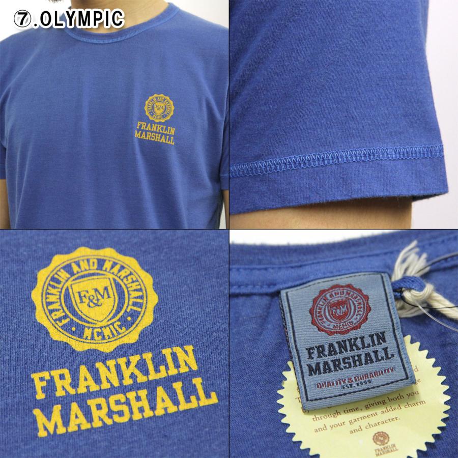 【ボーナスストア 誰でも+5% 4/27 0:00〜4/29 23:59】 フランクリン マーシャル Tシャツ 正規販売店 FRANKLIN＆MARSHALL 半袖Tシャツ クルーネック LOGO TE｜mixon｜25