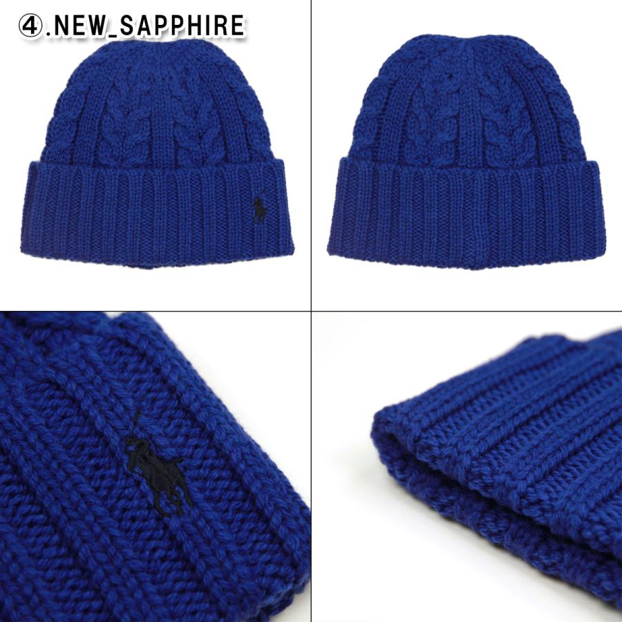最終お値下げ❣️新品未使用　ラルフローレン　ニット帽子 POLO RALPH LAUREN（ポロ・ラルフローレン） ニット帽 ポロ ラルフ