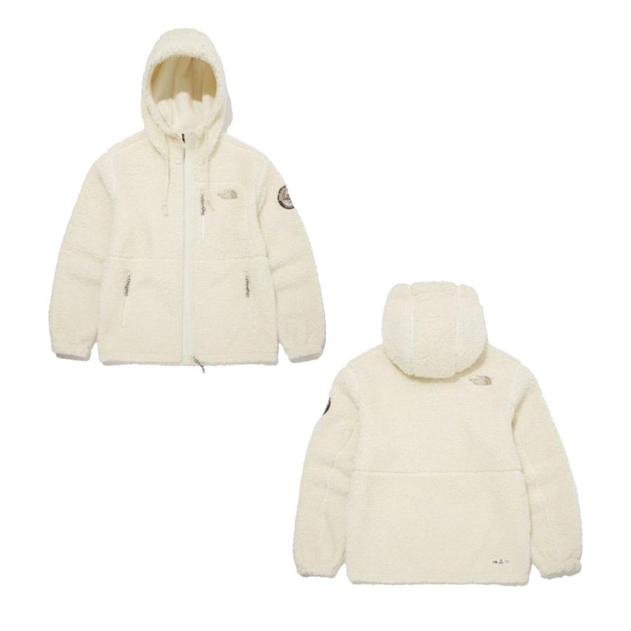 ノースフェイス フリースジャケット メンズ 正規品 THE NORTH FACE アウター プレイグリーン THE NORTH FACE PLAY GREEN FLEECE HOODIE NJ4FN57A IVORY | THE NORTH FACE | 04