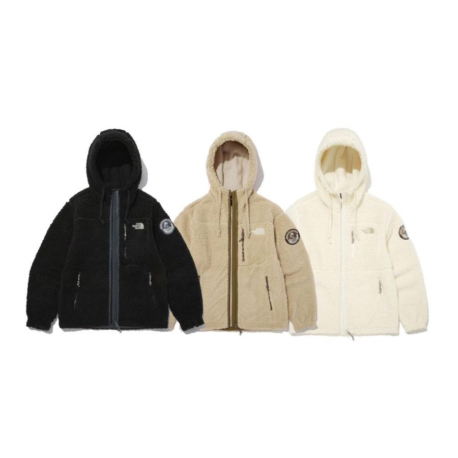ノースフェイス フリースジャケット メンズ 正規品 THE NORTH FACE アウター プレイグリーン THE NORTH FACE PLAY GREEN FLEECE HOODIE NJ4FN57A IVORY | THE NORTH FACE | 05