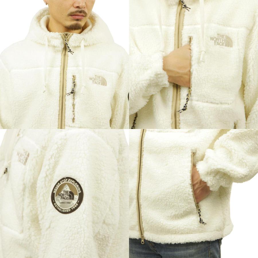 ノースフェイス フリースジャケット メンズ 正規品 THE NORTH FACE アウター プレイグリーン THE NORTH FACE PLAY GREEN FLEECE HOODIE NJ4FN57A IVORY | THE NORTH FACE | 06