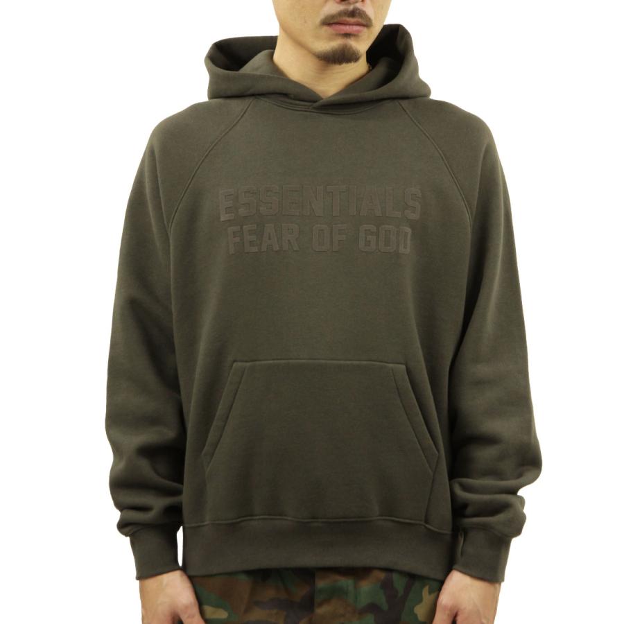フィアオブゴッド fog essentials パーカー メンズ 正規品 FEAR OF GOD トップス ロゴ プルオーバー フーディー ESSENTIALS FEAR OF GOD HOODIE OFF BLACK | FEAR OF GOD | 01