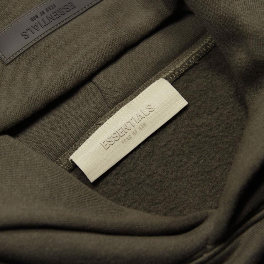フィアオブゴッド fog essentials パーカー メンズ 正規品 FEAR OF GOD トップス ロゴ プルオーバー フーディー ESSENTIALS FEAR OF GOD HOODIE OFF BLACK | FEAR OF GOD | 08