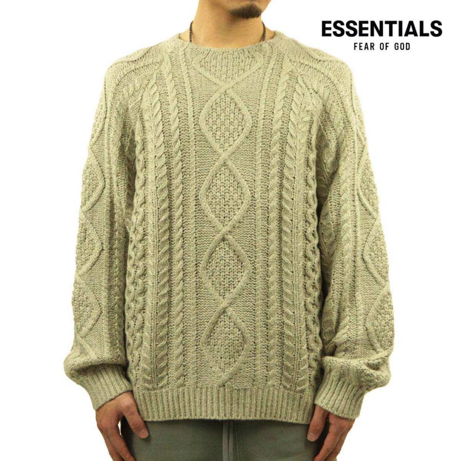 フィアオブゴッド fog essentials セーター メンズ 正規品 FEAR OF GOD トップス ケーブルニット クルーネック   クリスマス プレゼント ラッピング FEAR OF GOD（フィアオブゴッド） fog essentials セーター メンズ