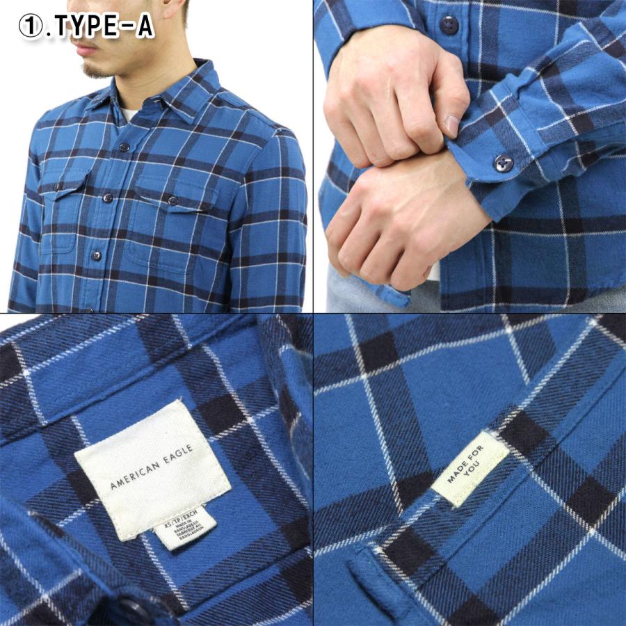 アメリカンイーグル シャツ メンズ 正規品 AMERICAN EAGLE 長袖シャツ ネルシャツ Cotton Tall Shirt