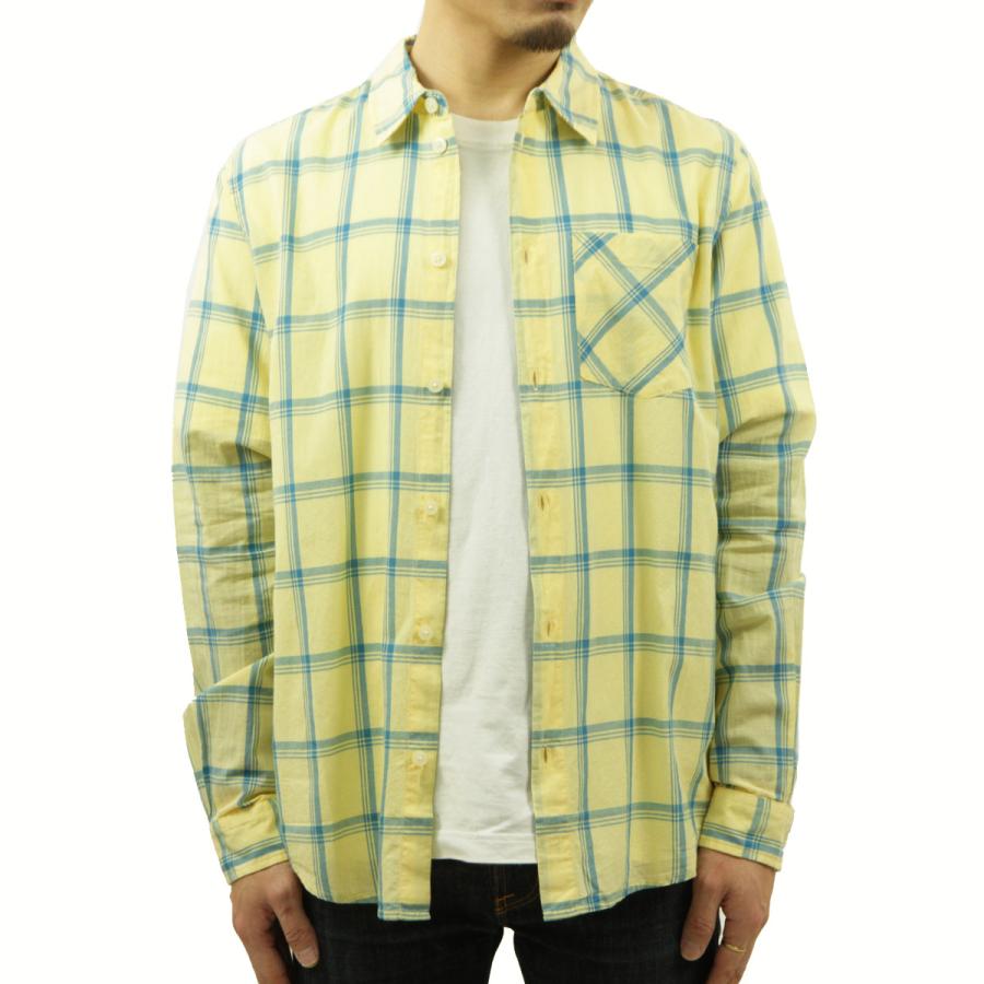 ヌーディージーンズ チェックシャツ メンズ 正規販売店 Nudie Jeans 長袖 ボタンダウン カジュアルシャツ CHUCK CHECK SHIRT 140666 Y20 PALE GREEN｜mixon｜02