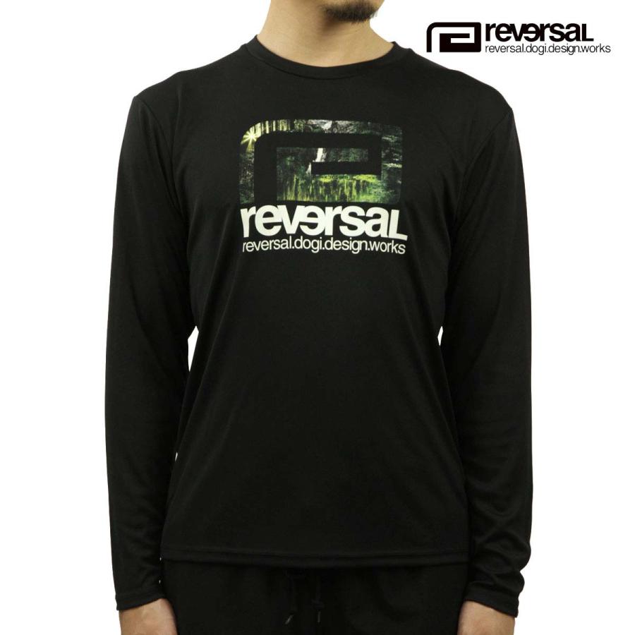 reversal（リバーサル） メンズ ロンT 正規販売店 ロゴ ドライTシャツ