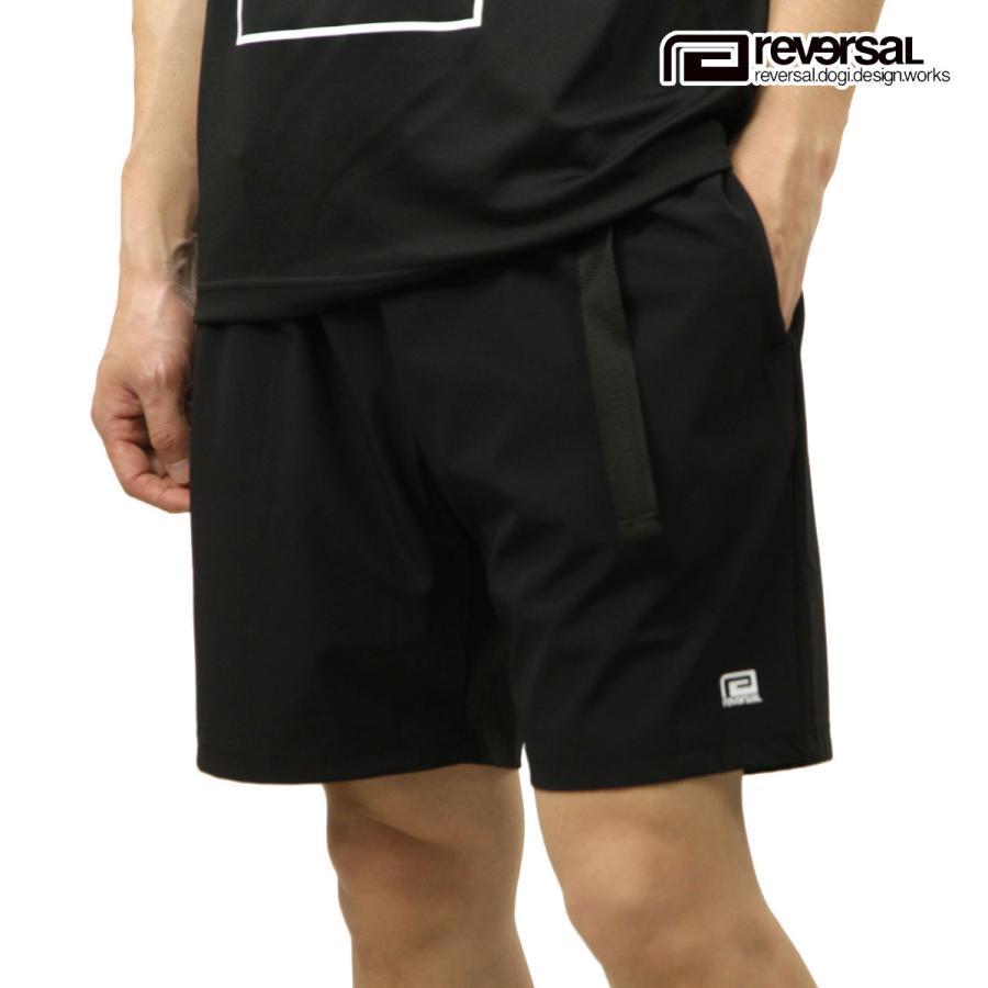 リバーサル メンズ ショートパンツ 正規販売店 REVERSAL ストレッチ ハーフパンツ 短パン 4WAY STRETCH SHORT PANTS rv23ss501 BLACK | reversal