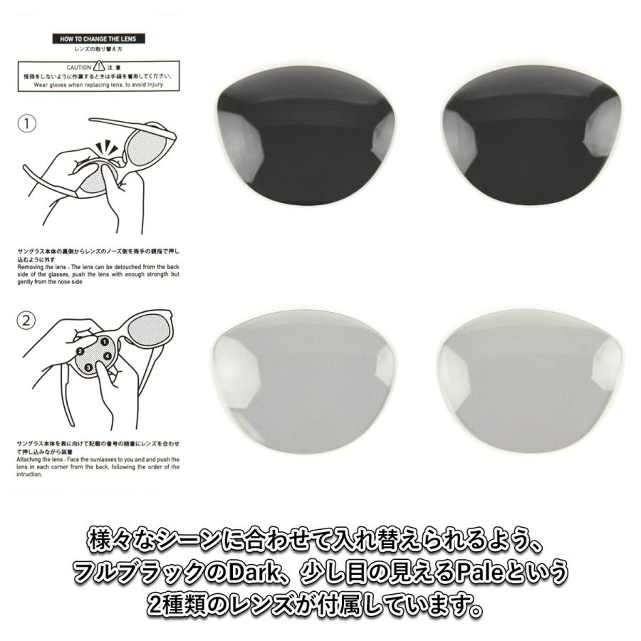 リバーサル メンズ レディース サングラス 正規販売店 REVERSAL アイシーユー コラボ eye c u SUNGLASSES LHR MATTE BLACK rveye001 MATTE BLACK | reversal | 06