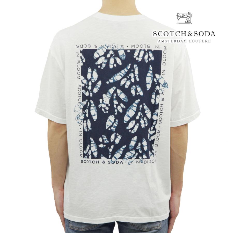 スコッチアンドソーダ メンズ Tシャツ 正規販売店 SCOTCH＆SODA バックプリント コットン 半袖Tシャツ ARTWORK R クリスマス プレゼント ラッピング SCOTCH＆SODA（スコッチアンドソーダ） メンズ Tシャツ 正規販売店