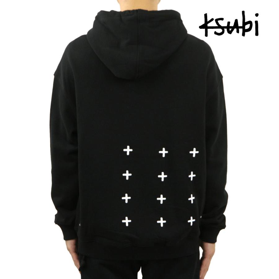 スビ メンズ パーカー 正規販売店 KSUBI バックプリント プルオーバー フーディー 4 X 4 BIGGIE HOODIE JET BLACK 500 クリスマス プレゼント ラッピング | Ksubi