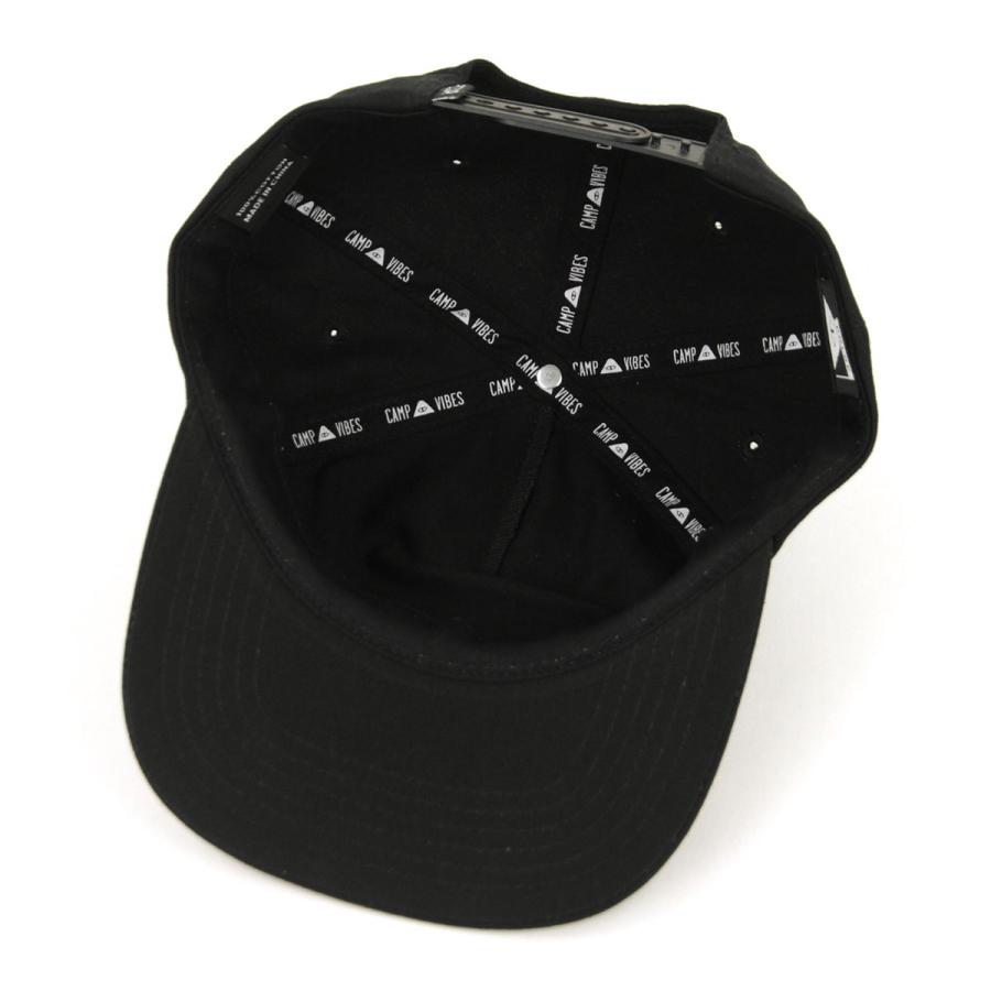 ポーラー メンズ レディース キャップ 正規販売店 POLER 帽子 VIBES PATCH HAT ACU7008 BLACK | POLeR | 08