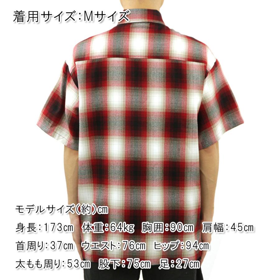 【ボーナスストア 誰でも+5% 8/7 0:00〜8/9 23:59】 キャルトップ メンズ 半袖シャツ 正規品 CALTOP CALTOP ACRYLIC OMBRE CHECK SHORT SLEEVE SHIRTS RED/0 |  | 02