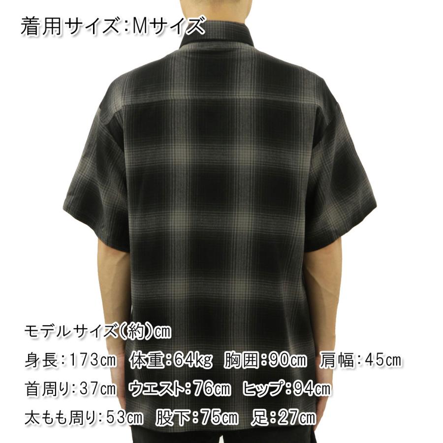 【ボーナスストア 誰でも+5% 8/7 0:00〜8/9 23:59】 キャルトップ メンズ 半袖シャツ 正規品 CALTOP CALTOP ACRYLIC OMBRE CHECK SHORT SLEEVE SHIRTS BLAC0 |  | 02