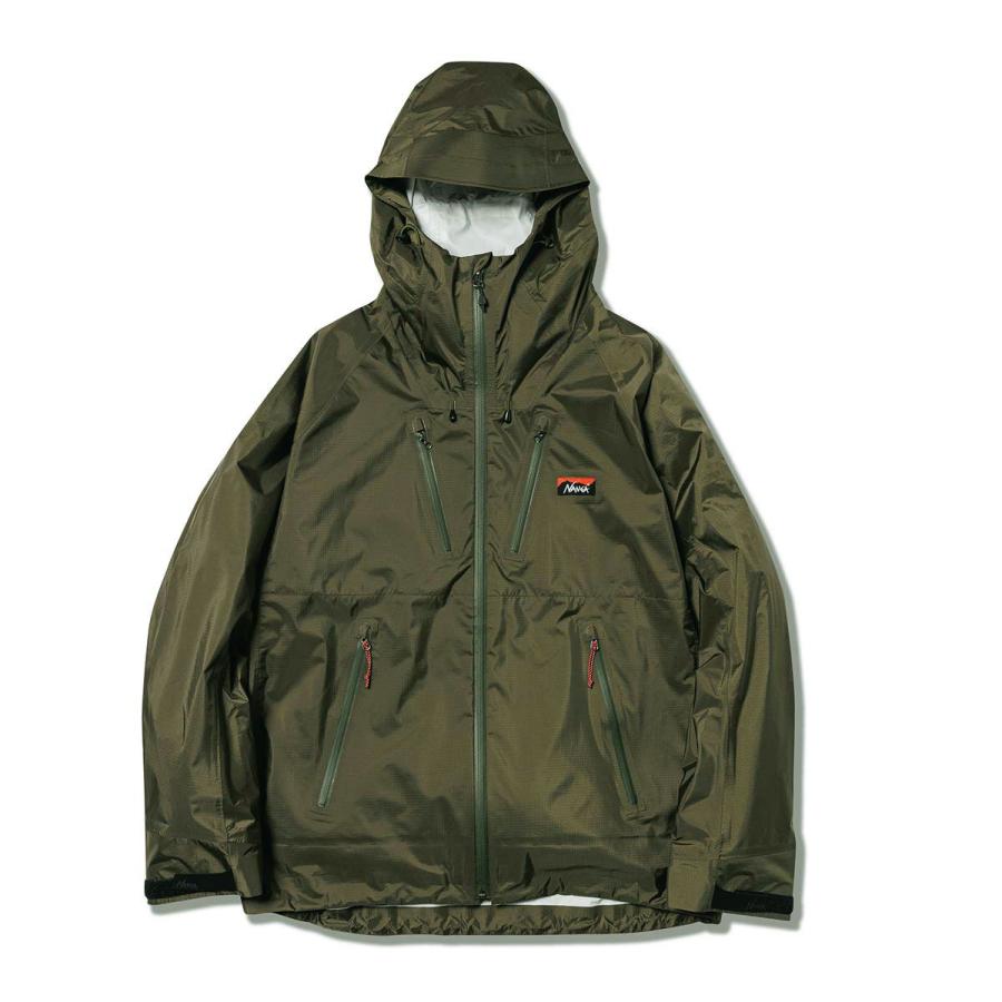ナンガ メンズ シェルパーカー 正規販売店 NANGA オーロラ アウター AURORA TEX 2.5LAYER TREK SHELL PARKA NS2411-1E017-A / NW2241-1D508 KHA KHAKI | NANGA | 04