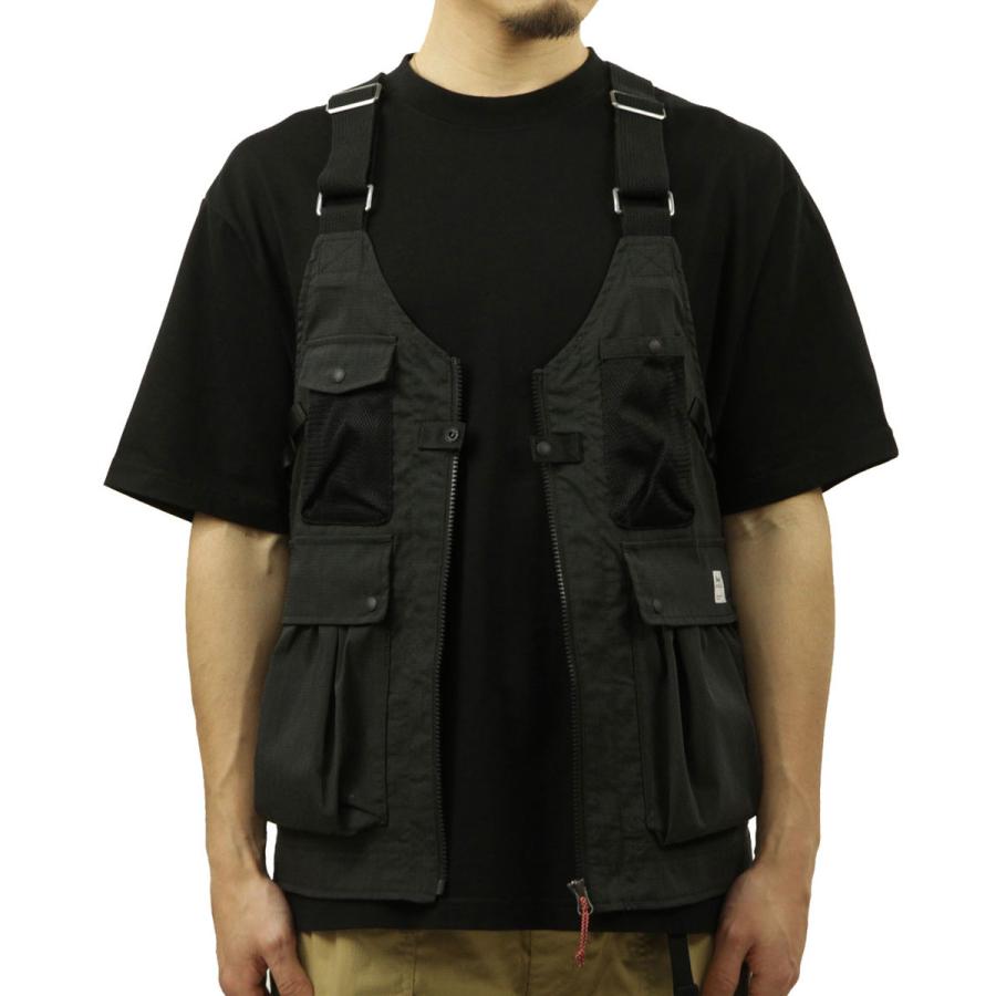 ナンガ メンズ ベスト 正規販売店 NANGA アウトドア リップストップ HINOC RIPSTOP FIELD VEST NW2421-1E204-A BLK BLACK | NANGA | 01
