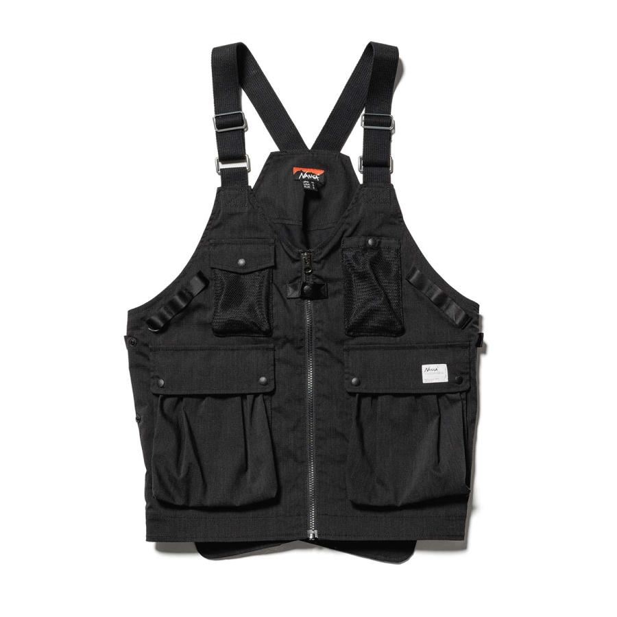 ナンガ メンズ ベスト 正規販売店 NANGA アウトドア リップストップ HINOC RIPSTOP FIELD VEST NW2421-1E204-A BLK BLACK | NANGA | 04
