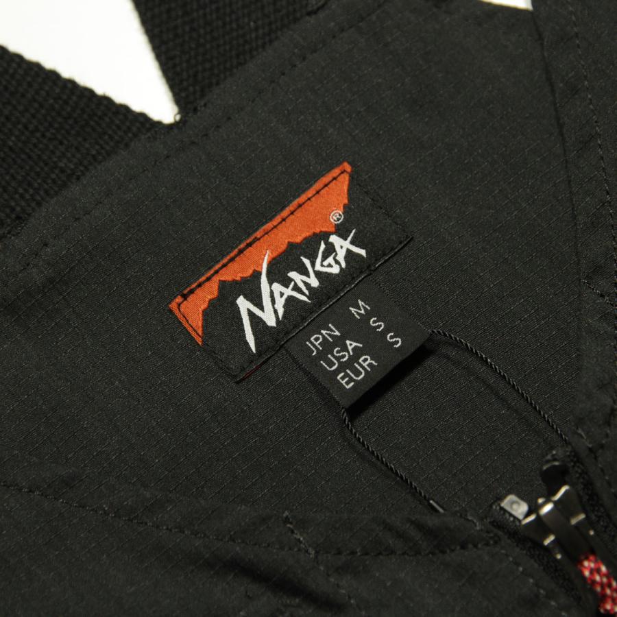 ナンガ メンズ ベスト 正規販売店 NANGA アウトドア リップストップ HINOC RIPSTOP FIELD VEST NW2421-1E204-A BLK BLACK | NANGA | 08