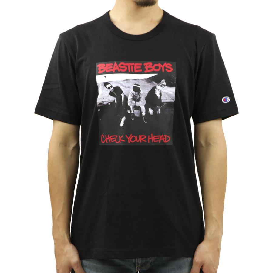 チャンピオン メンズ 半袖Tシャツ 正規品 CHAMPION ビースティ・ボーイズ BEASTIE BOYS ATHLETIC JERSEY COMBED "CHECK YOUR HEAD" CREWNECK TEE 219284 KK | Champion | 01