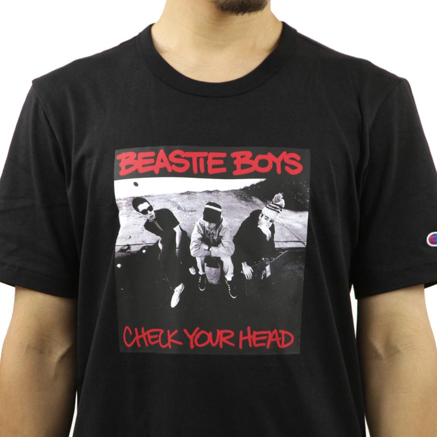 チャンピオン メンズ 半袖Tシャツ 正規品 CHAMPION ビースティ・ボーイズ BEASTIE BOYS ATHLETIC JERSEY COMBED "CHECK YOUR HEAD" CREWNECK TEE 219284 KK | Champion | 05