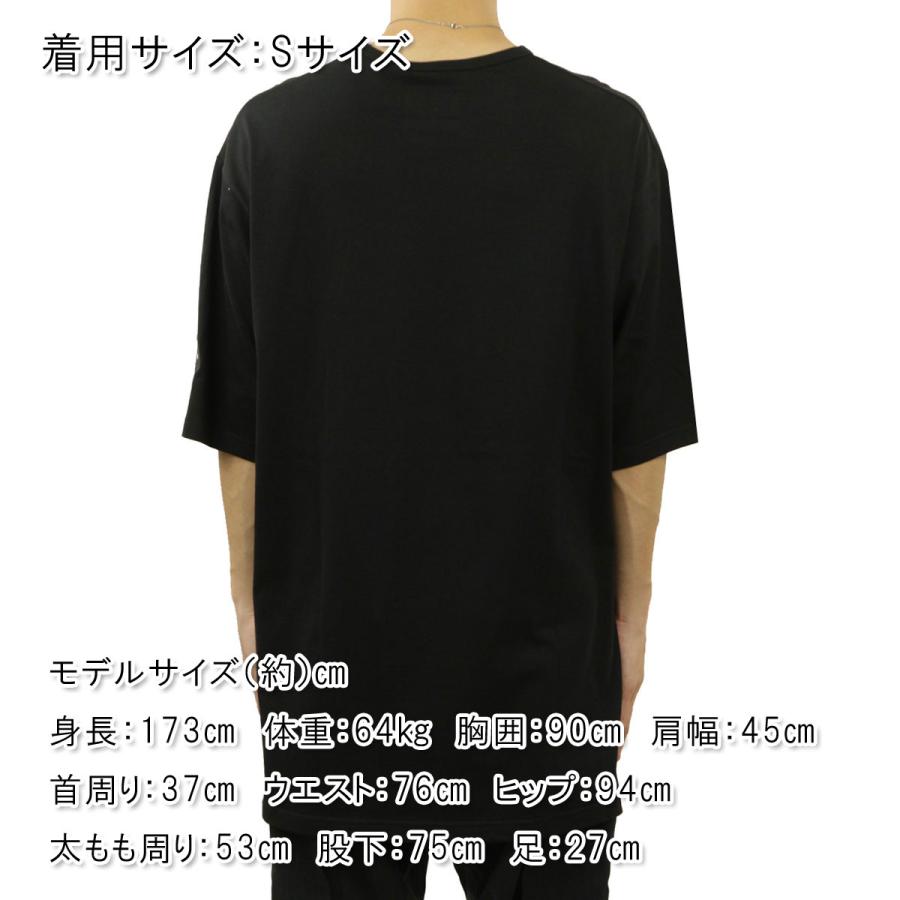 ワイスリー メンズ 半袖Tシャツ 正規品 Y-3 コットン クルーネック ロゴ LOOSE FIT BOXY SHORT SLEEVE TEE H44790 BLACK 父の日 プレゼント ラッピングの画像
