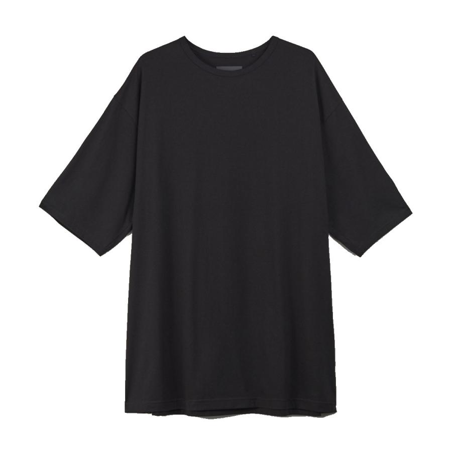 ワイスリー メンズ 半袖Tシャツ 正規品 Y-3 コットン クルーネック ロゴ LOOSE FIT BOXY SHORT SLEEVE TEE H44790 BLACK 父の日 プレゼント ラッピングの画像