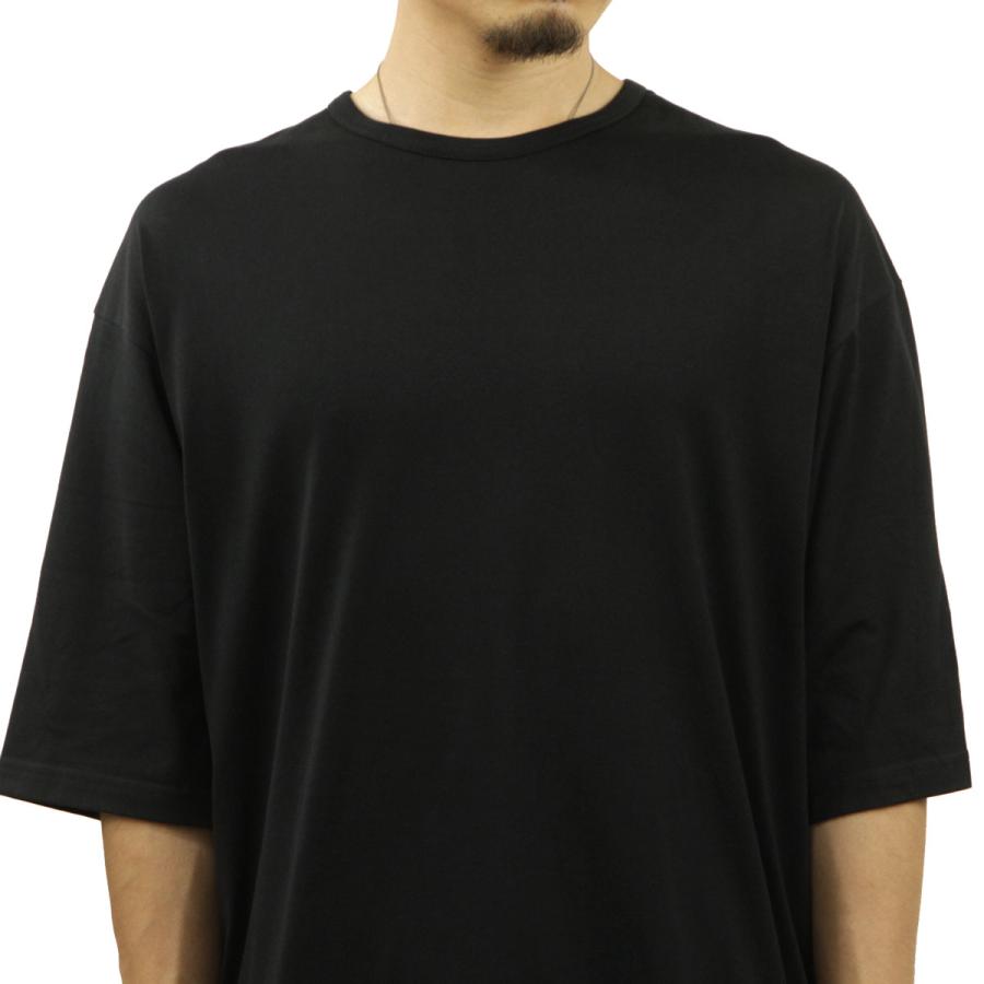 ワイスリー メンズ 半袖Tシャツ 正規品 Y-3 コットン クルーネック ロゴ LOOSE FIT BOXY SHORT SLEEVE TEE H44790 BLACK 父の日 プレゼント ラッピングの画像