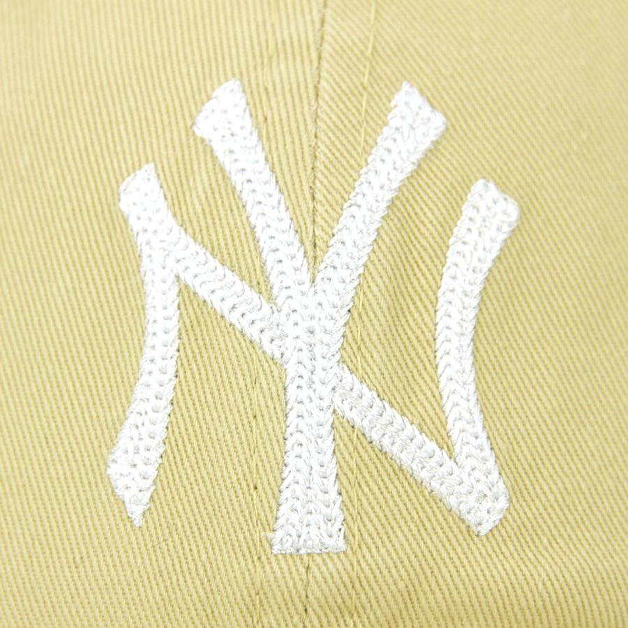 ニューエラ メンズ レディース キャップ 正規品 NEW ERA ニューヨーク・ヤンキース 帽子 9TWENTY MLB CHAIN STITCH NEW YORK YANKEES CREAM-WHITE｜mixon｜05