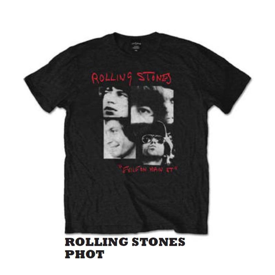 ミュージックティ メンズ バンドTシャツ 正規品 MUSIC TEE ロックTシャツ EXILE ON MAIN ST ザ・ローリング・ストーンズ ROLLING STONES PHOT MUSIC TEE｜mixon｜05