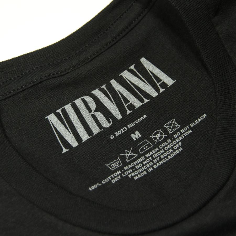 ミュージックティ メンズ バンドTシャツ 正規品 MUSIC TEE ロックTシャツ ニルヴァーナ ネヴァーマインド NIRVANA NEVERMI 父の日 プレゼント ラッピング｜mixon｜10