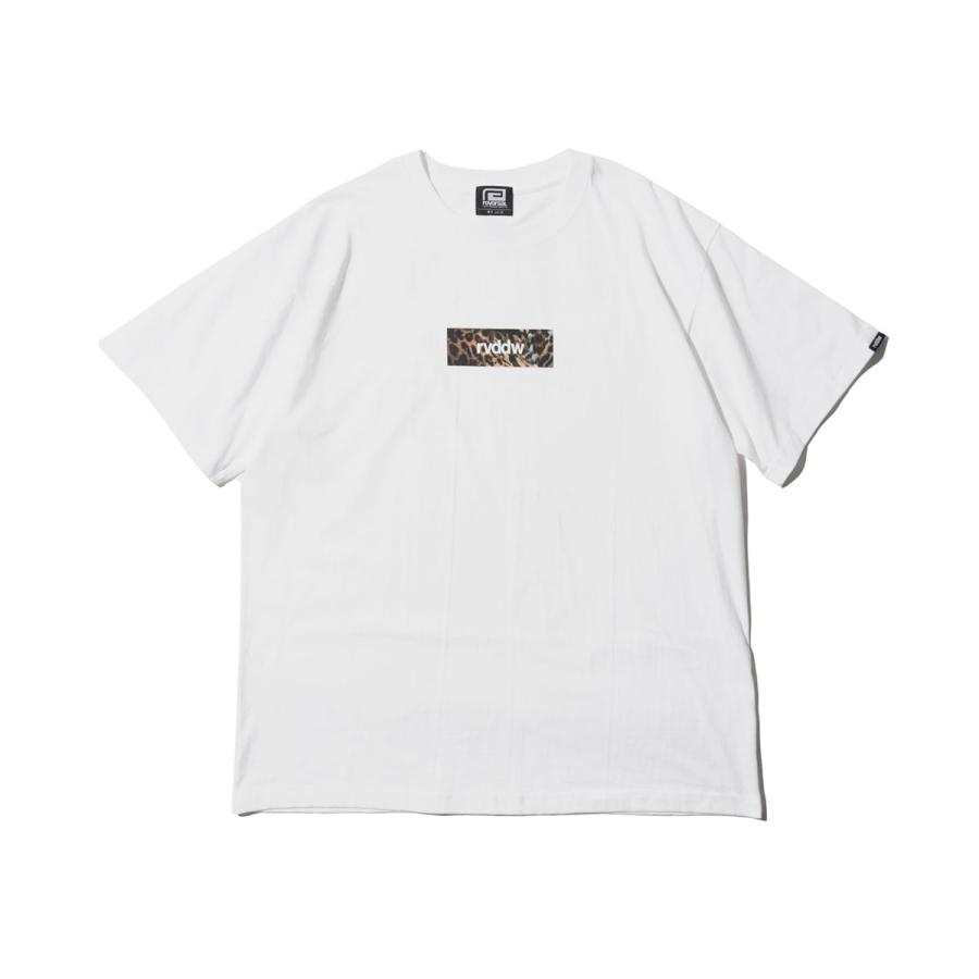 リバーサル メンズ 半袖Tシャツ 正規販売店 REVERSAL クルーネック コットン ロゴ LEOPARD BOX LOGO COTTON TEE rv23aw001 父の日 プレゼント ラッピング｜mixon｜03