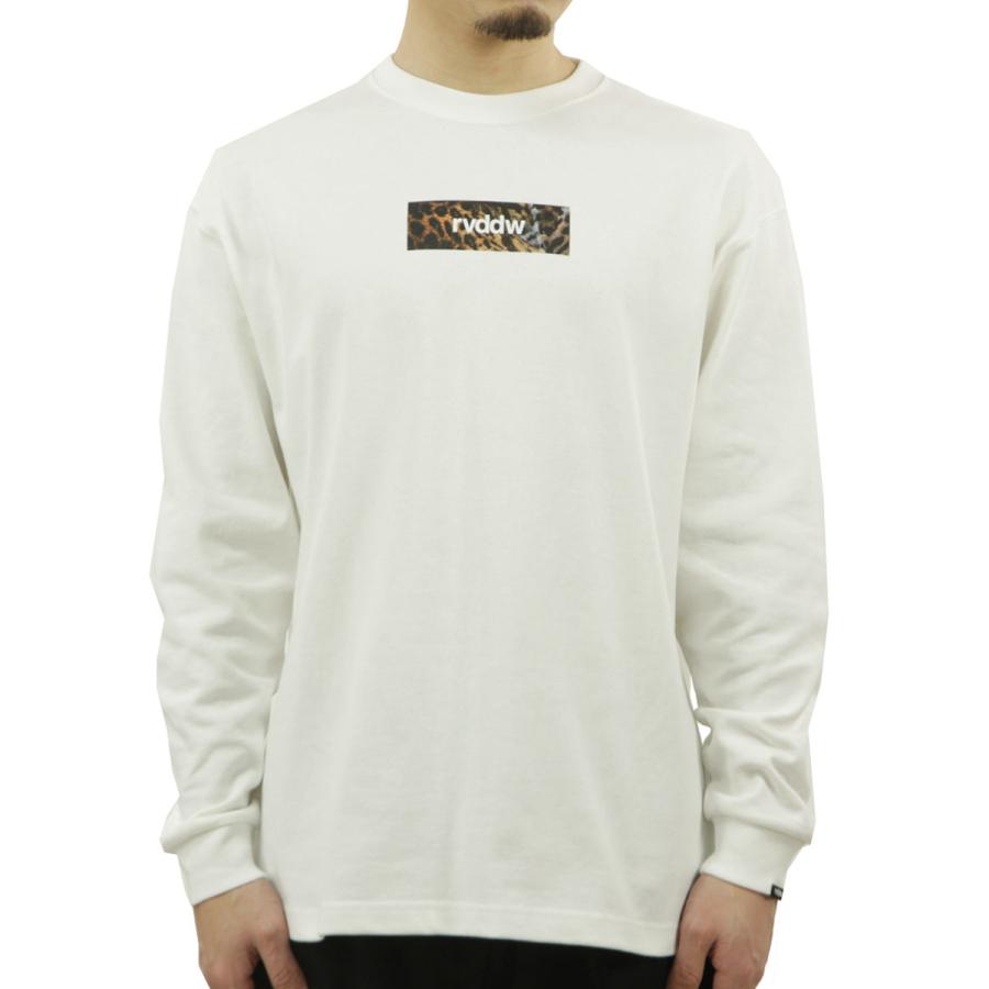 リバーサル メンズ 長袖Tシャツ 正規販売店 REVERSAL クルーネック オーバーサイズ ロゴ LEOPARD BOX LOGO OVER SIZE LONG SLEEVE rv23aw101 WH WHITE｜mixon｜02