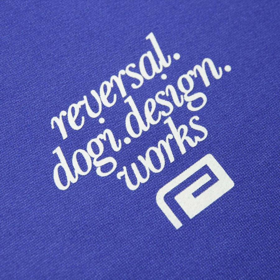 リバーサル メンズ パーカー 正規販売店 REVERSAL プルオーバー フーディー サークルロゴ CIRCLE LOGO FLEECE HOODIE rv23aw204 BL BLUE | reversal | 07