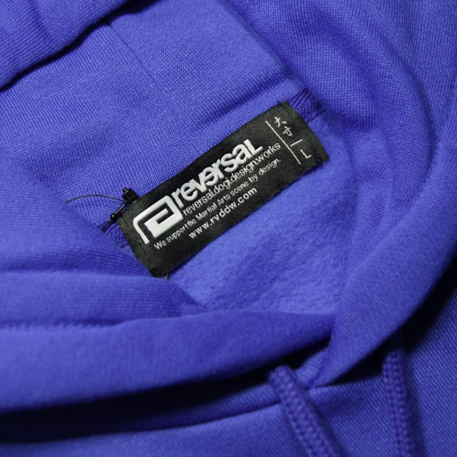 リバーサル メンズ パーカー 正規販売店 REVERSAL プルオーバー フーディー サークルロゴ CIRCLE LOGO FLEECE HOODIE rv23aw204 BL BLUE | reversal | 09