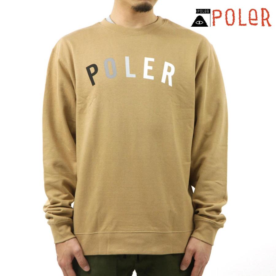POLeR（ポーラー） メンズ スウェット 正規販売店 トレーナー ロゴ 