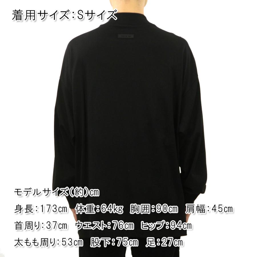 フィアオブゴッド fog essentials メンズ 長袖Tシャツ 正規品 FEAR OF GOD ロゴ ESSENTIALS FEAR OF GOD BONDING LONG SLEEVE T-SHIRT JET BLACK | FEAR OF GOD | 02