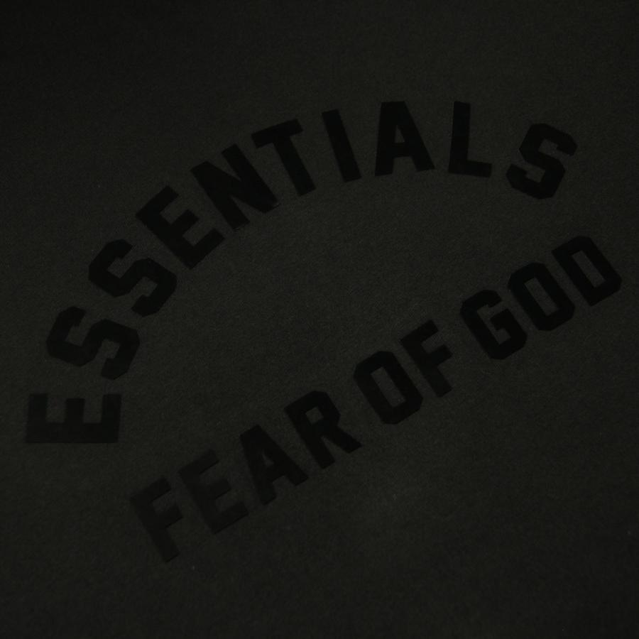 フィアオブゴッド fog essentials メンズ 長袖Tシャツ 正規品 FEAR OF GOD ロゴ ESSENTIALS FEAR OF GOD BONDING LONG SLEEVE T-SHIRT JET BLACK | FEAR OF GOD | 06