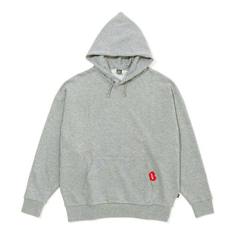 ポーラー メンズ パーカー 正規販売店 POLER ロゴ プルオーバー フーディー FURRY HEART HOOD PULL PARKA 233MCV0064-GRY GRAY | POLeR | 04