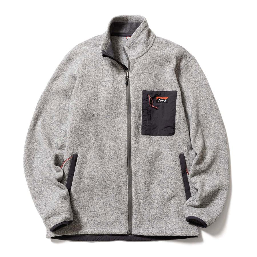ナンガ メンズ フリースジャケット 正規販売店 NANGA ポーラーテック ブルゾン アウター POLARTEC FLEECE ZIP BLOUSON JACKET NW2241-1D509 GREY | NANGA | 10