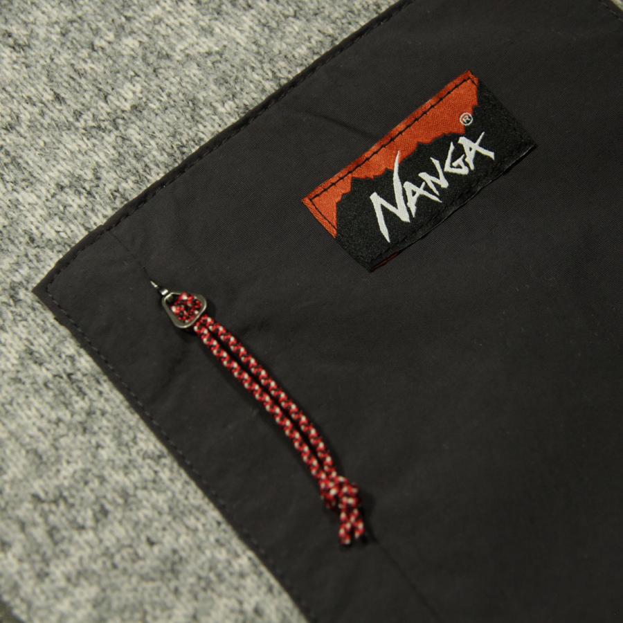 ナンガ メンズ フリースジャケット 正規販売店 NANGA ポーラーテック ブルゾン アウター POLARTEC FLEECE ZIP BLOUSON JACKET NW2241-1D509 GREY | NANGA | 05