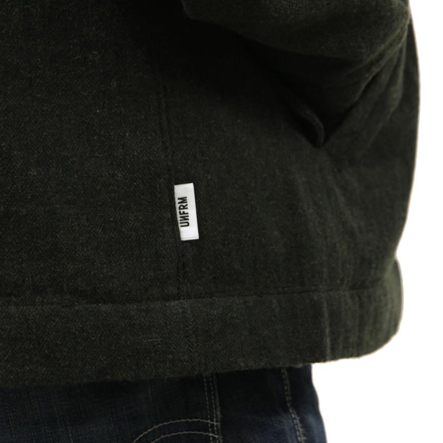 ユニフォーム アウトドア スタンダード メンズ ワークジャケット 正規販売店 UNFRM OUTDOOR STANDARD C/WOOL HERRINGBONE TWEED SHORT JACKET AW-4143 | UNFRM OUTDOOR STANDARD | 07