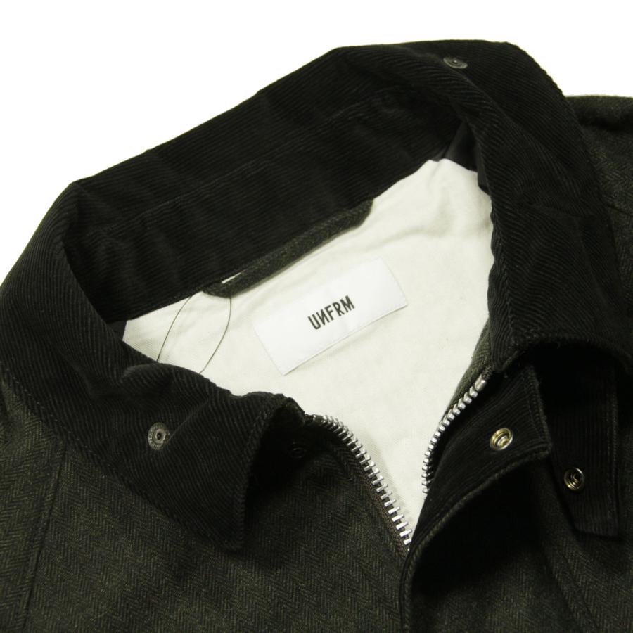 ユニフォーム アウトドア スタンダード メンズ ワークジャケット 正規販売店 UNFRM OUTDOOR STANDARD C/WOOL HERRINGBONE TWEED SHORT JACKET AW-4143 | UNFRM OUTDOOR STANDARD | 08