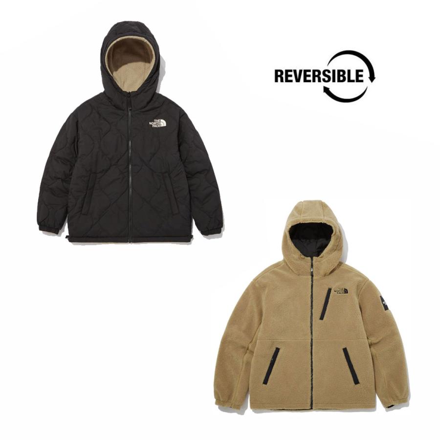 【極美品/希少2XL】ノースフェイス リバーシブル On Ball ボアフリース ノースフェイス ボアジャケット リバーシブル[品番：OE000007743