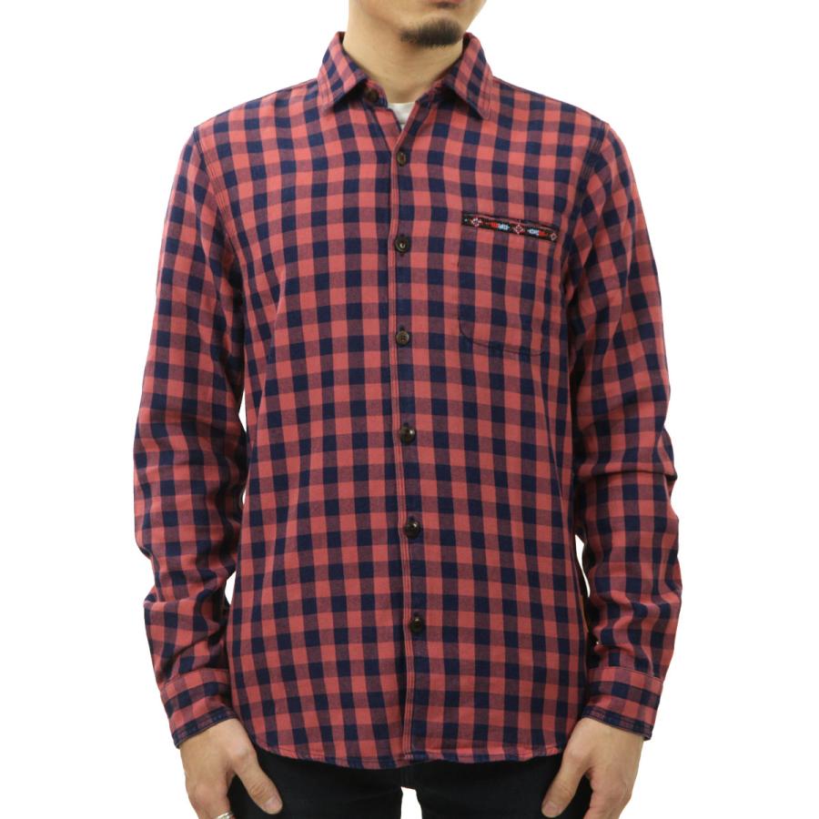 スコッチアンドソーダ メンズ チェックシャツ 正規販売店 SCOTCH＆SODA ボタンダウン 長袖シャツ WASHED INDIGO CHECK SHIRT COMBO A 165309 0217 51427 19 | SCOTCH＆SODA | 01