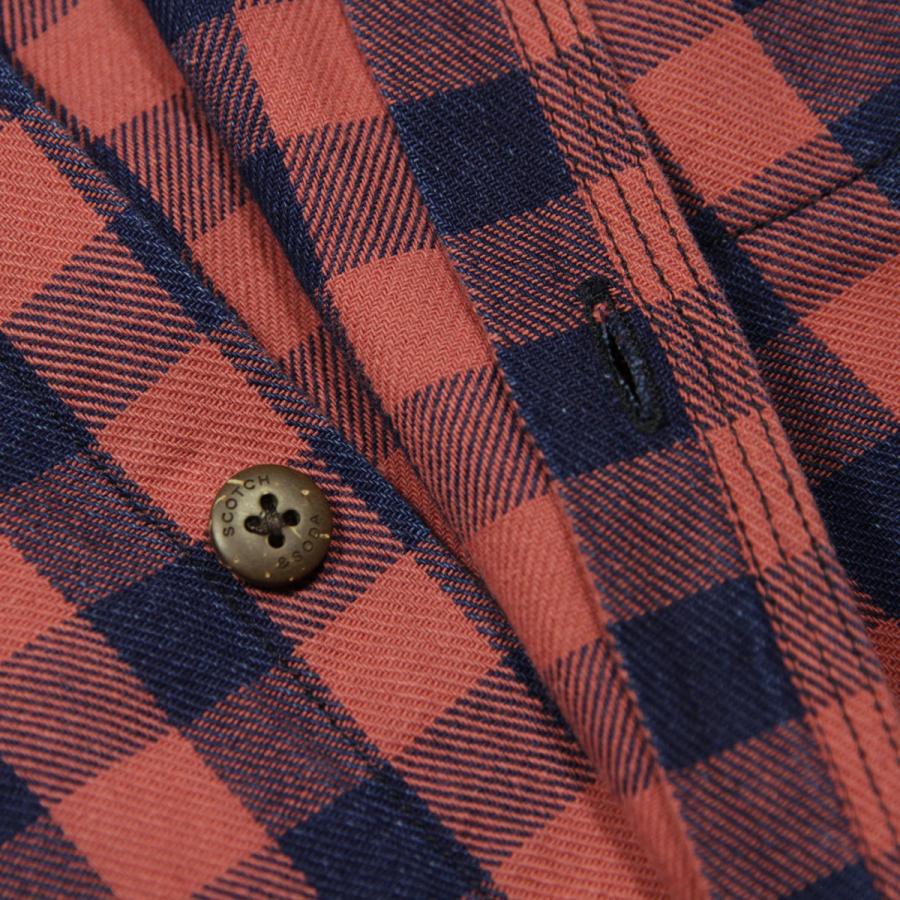 スコッチアンドソーダ メンズ チェックシャツ 正規販売店 SCOTCH＆SODA ボタンダウン 長袖シャツ WASHED INDIGO CHECK SHIRT COMBO A 165309 0217 51427 19 | SCOTCH＆SODA | 06