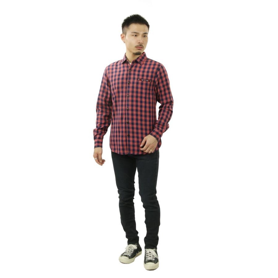 スコッチアンドソーダ メンズ チェックシャツ 正規販売店 SCOTCH＆SODA ボタンダウン 長袖シャツ WASHED INDIGO CHECK SHIRT COMBO A 165309 0217 51427 19 | SCOTCH＆SODA | 09